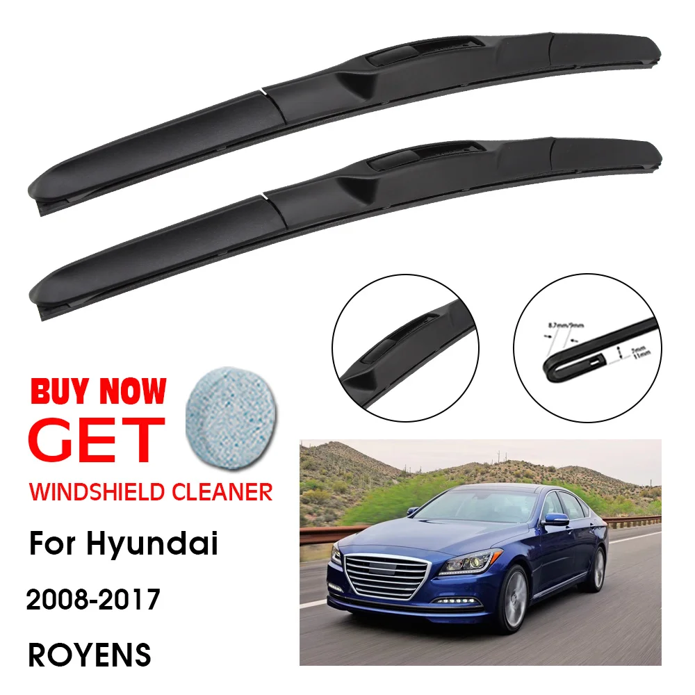 Car Wiper Blade For Hyundai ROYENS 21"+19" 2008-2017 Front Window Washer Windscreen Windshield Wipers Blades Accessories
Car Wiper Blade For Hyundai ROYENS 21"+19" 2008-2017 Front Window Washer Windscreen Windshield Wipers Blades Accessories