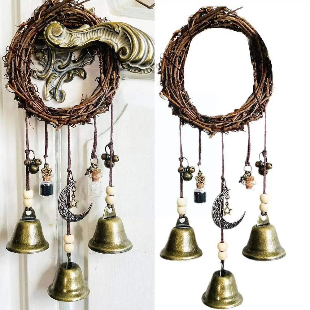 5 Inch Witch Bells Witchy Wind Chimes Handmade Home Craft Hanging Door Wreath Decor Witch Home Gift Wicca Bells T0t4
5 Inch Witch Bells Witchy Wind Chimes Handmade Home Craft Hanging Door Wreath Decor Witch Home Gift Wicca Bells T0t4