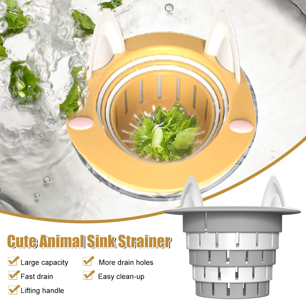 New Sink Sewer Strainer Large Capacity Sink Food Catchers Sink Waste Filter Screen Hair Filter For Bathroom Kitchen Accessories
New Sink Sewer Strainer Large Capacity Sink Food Catchers Sink Waste Filter Screen Hair Filter For Bathroom Kitchen Accessories