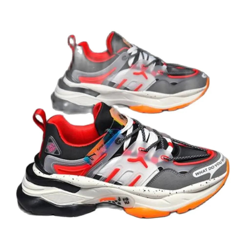 Fashion Korean Version Trainers Men/Youth Mesh Breathable Anti-Slip Wear-Resistant Running Shoes Outdoor Thick Sole Sneakers
Fashion Korean Version Trainers Men/Youth Mesh Breathable Anti-Slip Wear-Resistant Running Shoes Outdoor Thick Sole Sneakers