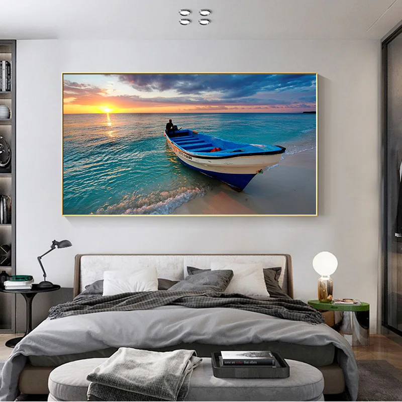 Boat Poster Canvas Painting Wall Art Landscape Picture HD Print For Living Room Home Decoration No Frame
Boat Poster Canvas Painting Wall Art Landscape Picture HD Print For Living Room Home Decoration No Frame