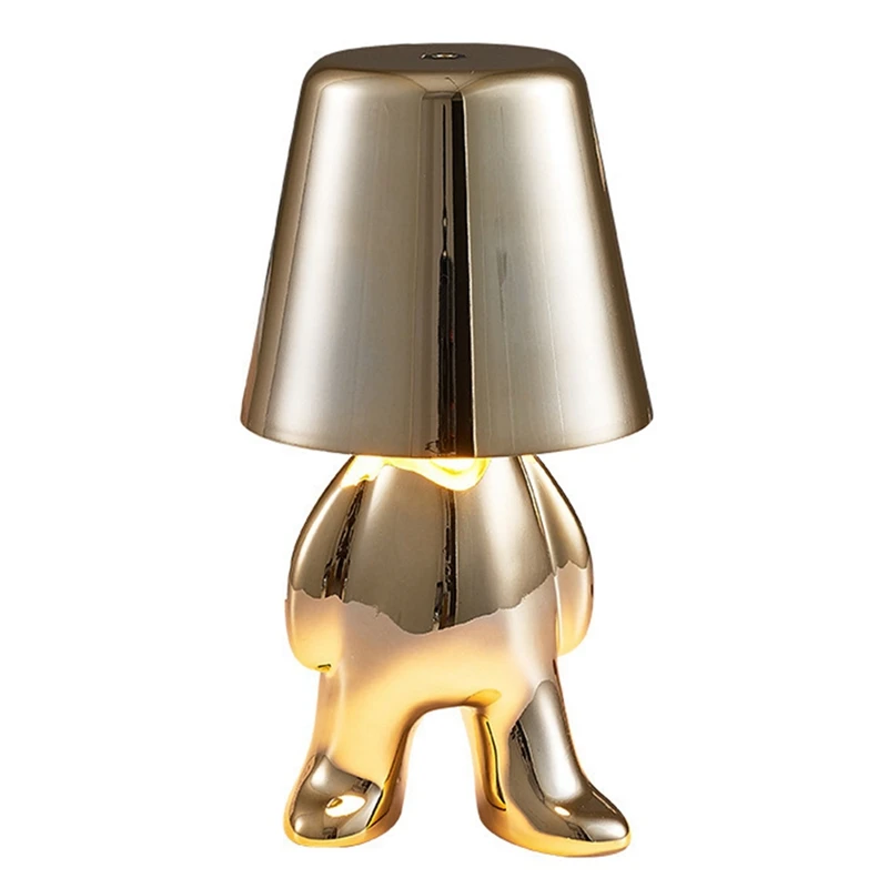 Small Golden People Table Lamp LED Night Light Bedroom Desktop Decorative Reading Lamp Gold
Small Golden People Table Lamp LED Night Light Bedroom Desktop Decorative Reading Lamp Gold