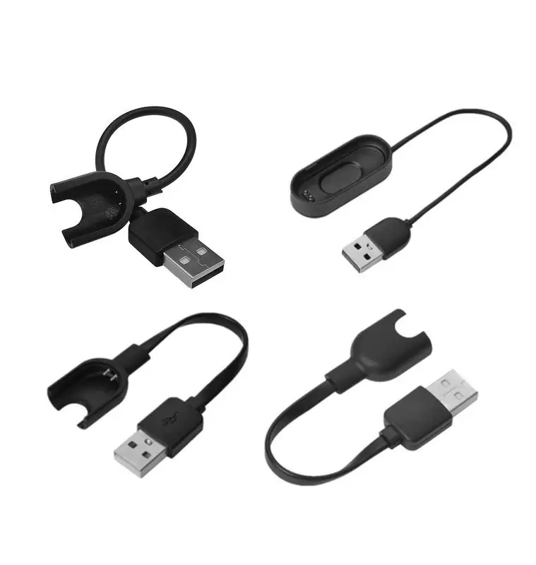

USB Charger Wire for Mi Band 2/3/4/5 Smart Wristband Bracelet Replacement Dock Charging Cable Fast Charging Cable