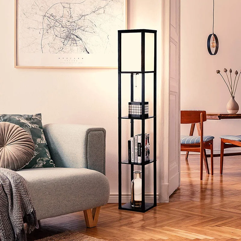 Ganeed LED Shelf Floor Lamp Wooden Storage Standing Lighting Bedside Night Soft for Bedroom Living Reading Room Home-C
Ganeed LED Shelf Floor Lamp Wooden Storage Standing Lighting Bedside Night Soft for Bedroom Living Reading Room Home-C