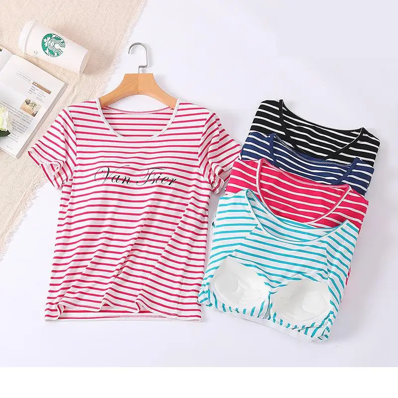 Women Summer New Modal Sleep Tops Lady Short Sleeve Leisure Loose Casual T-shirt Home Clothes Soft Comfortable Lounge Nightwear 
Women Summer New Modal Sleep Tops Lady Short Sleeve Leisure Loose Casual T-shirt Home Clothes Soft Comfortable Lounge Nightwear