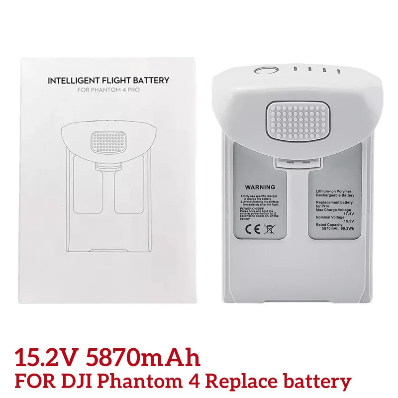 DJI Phantom 4 15,2 V 5870mAh Интеллектуальный Полетный Сменный аккумулятор для DJI Phantom 4 Series Drones DJI Phantom 4 Phantom 4 Pro
DJI Phantom 4 15,2 V 5870mAh Интеллектуальный Полетный Сменный аккумулятор для DJI Phantom 4 Series Drones DJI Phantom 4 Phantom 4 Pro