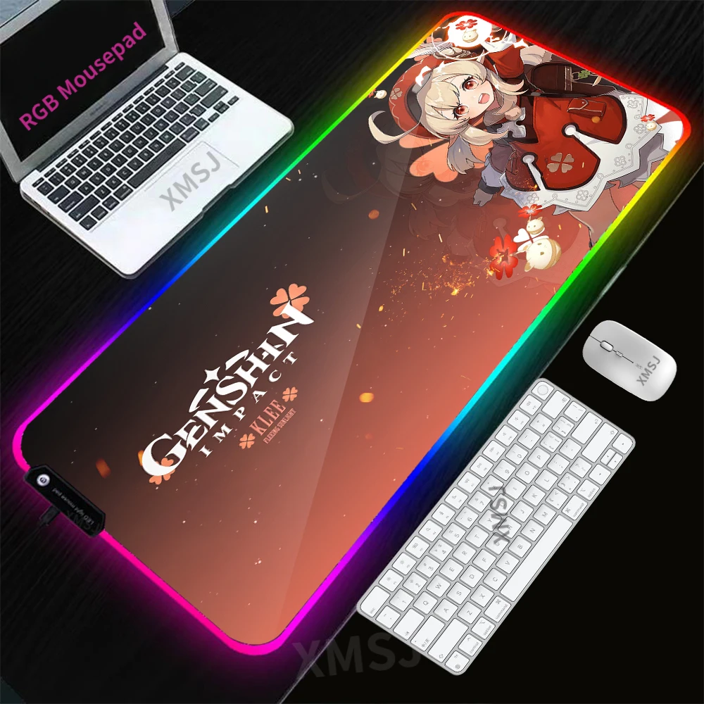 Genshin Impact RGB Gaming Mouse Pad Laptop LED Gamer Accessories Keyboard Locking Desktop for Cs Go LOL Anime Mouse Pad Deak Mat 
Genshin Impact RGB Gaming Mouse Pad Laptop LED Gamer Accessories Keyboard Locking Desktop for Cs Go LOL Anime Mouse Pad Deak Mat