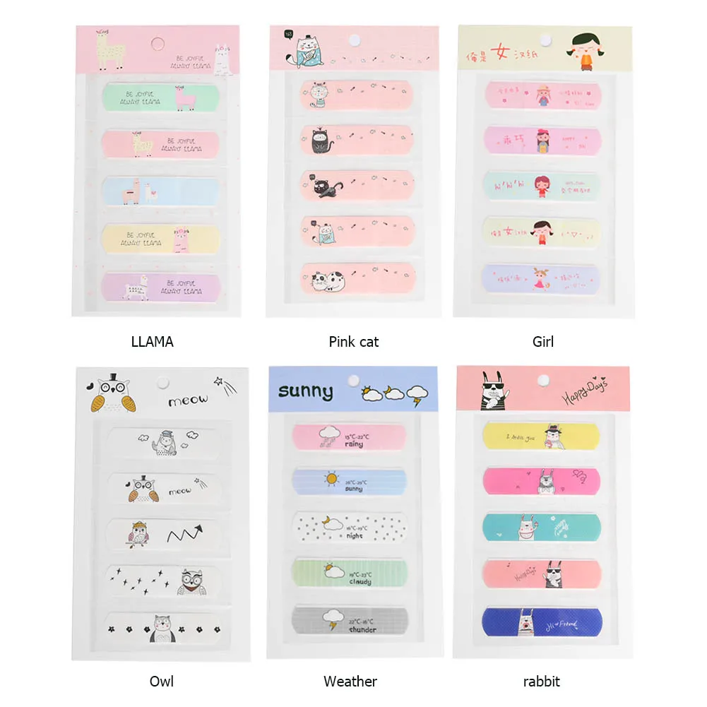 5pcs/Bag Kids Waterproof Cartoon Band Aid Adhesive Bandages Practical Durable Multi-functional Emergency First Aid
5pcs/Bag Kids Waterproof Cartoon Band Aid Adhesive Bandages Practical Durable Multi-functional Emergency First Aid