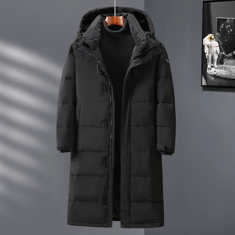 Fashion Winter Down Jackets Men Hooded Thicken Warm Men's White Duck Down Coats Black/White Puffer Jacket High Quality Overcoat
Fashion Winter Down Jackets Men Hooded Thicken Warm Men's White Duck Down Coats Black/White Puffer Jacket High Quality Overcoat
