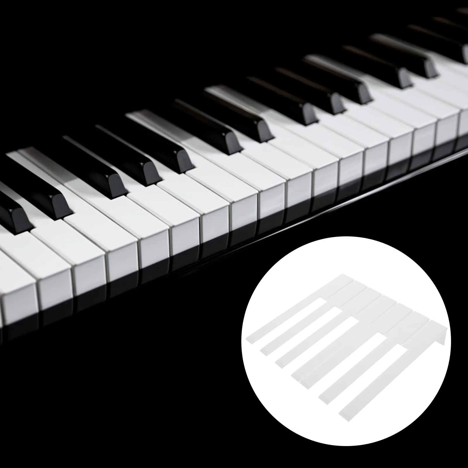 

Piano Keytops Supplies Keys Key Keyboard Replacement Repairing Accessories Upright Repair Tools Vertical Restoration White Kit