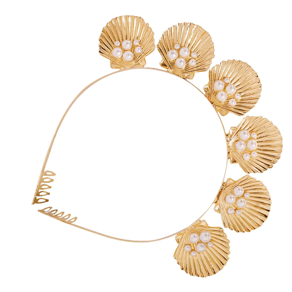 Hair Pins Girl Hoop European American Alloy Band Hoops Shell Headband Miss Decoration
Hair Pins Girl Hoop European American Alloy Band Hoops Shell Headband Miss Decoration