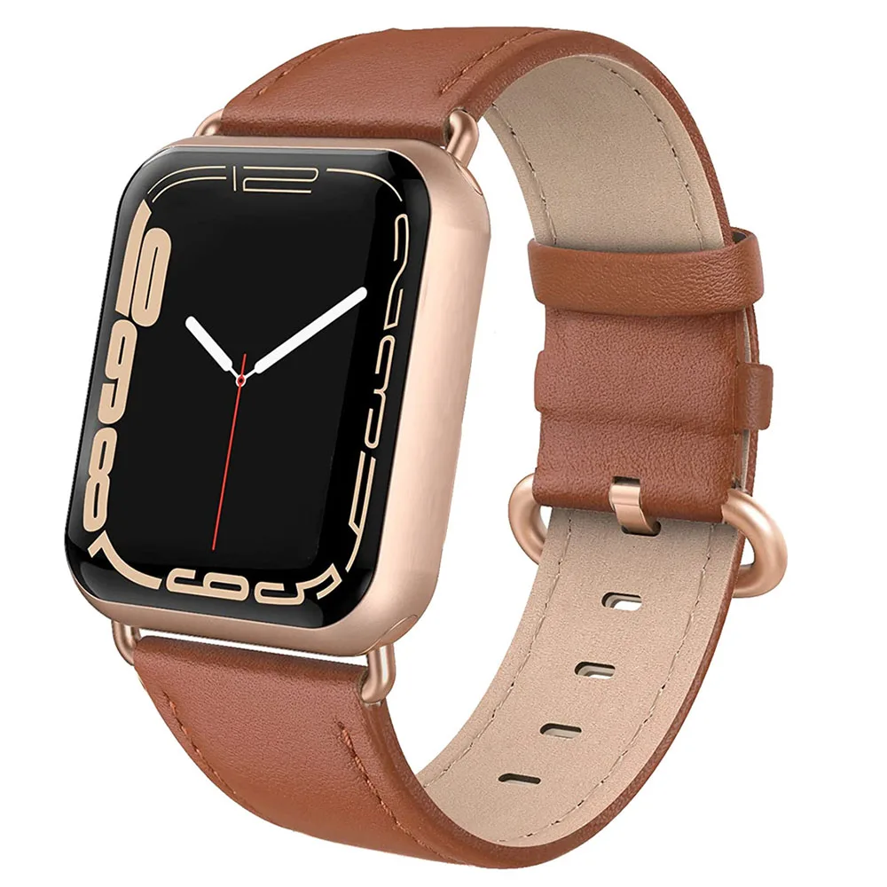 Ремешок кожаный для Apple Watch Band 40 мм 38 мм 42 мм 44 мм, мужской и женский браслет для IWatch Series 7 41 мм 45 мм Se 6 5 4 3 2 1
Ремешок кожаный для Apple Watch Band 40 мм 38 мм 42 мм 44 мм, мужской и женский браслет для IWatch Series 7 41 мм 45 мм Se 6 5 4 3 2 1