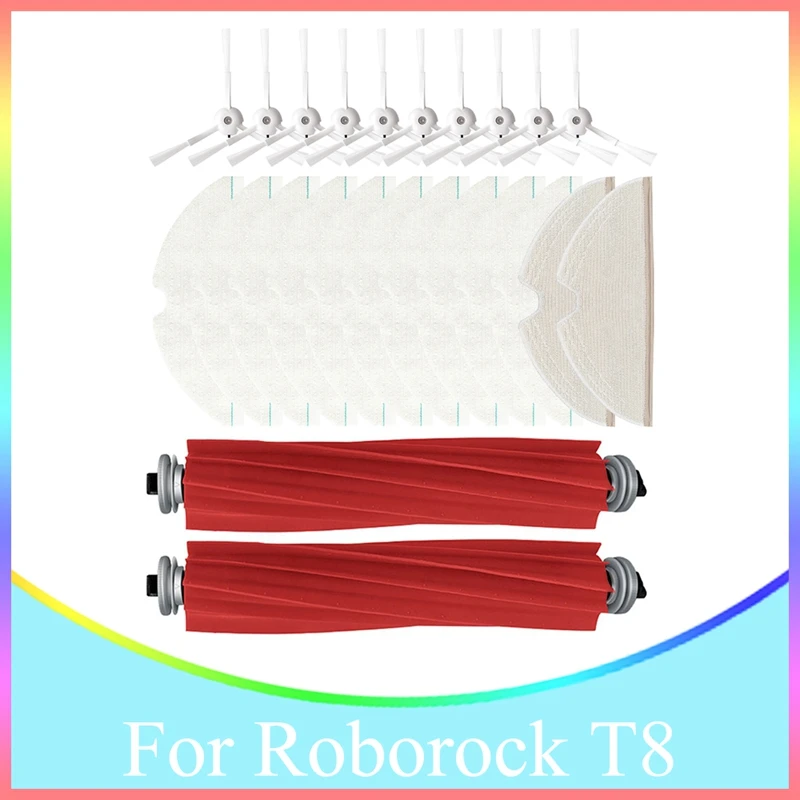 A06I Replacement Parts Main Brush Edge-Sweeping Brushes Mopping Cloth For Roborock T8 Robot Vacuum Cleaner Spare Accessories
A06I Replacement Parts Main Brush Edge-Sweeping Brushes Mopping Cloth For Roborock T8 Robot Vacuum Cleaner Spare Accessories