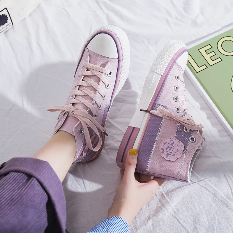 2023 High Top Canvas Shoes Women Slip on Casual Shoes Korean Women's Sports Shoes Flats Women Canvas Sneakers Women Trainers
2023 High Top Canvas Shoes Women Slip on Casual Shoes Korean Women's Sports Shoes Flats Women Canvas Sneakers Women Trainers