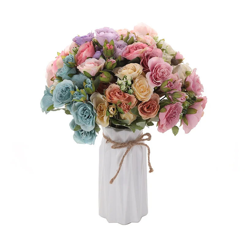Silk Artificial Roses Flowers Wedding Home White Autumn Decoration High Quality Big Bouquet Luxury Fake Flower Arrangement Bulk
Silk Artificial Roses Flowers Wedding Home White Autumn Decoration High Quality Big Bouquet Luxury Fake Flower Arrangement Bulk