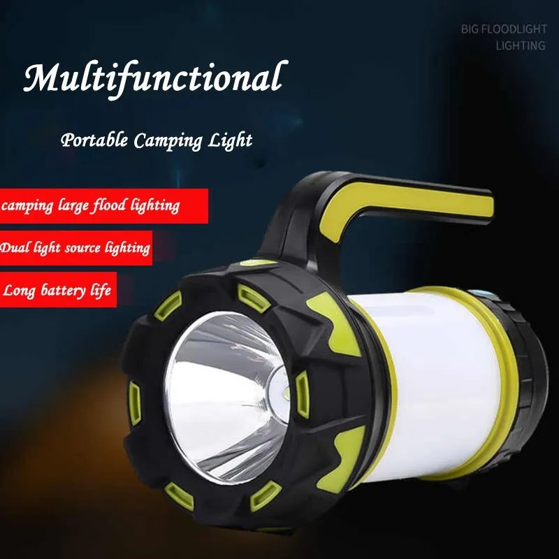 New Super Bright LED double light camping lamp camping lamp tent outdoor lamp USB best-selling rechargeable flashlight
New Super Bright LED double light camping lamp camping lamp tent outdoor lamp USB best-selling rechargeable flashlight