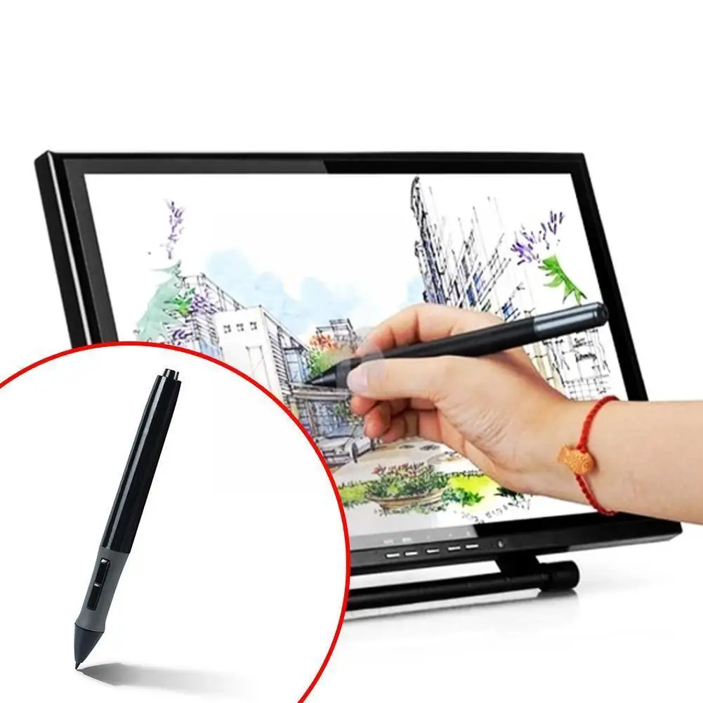 

New 1pcs Professional Electromagnetic Pen Levels Wireless For Drawing Huion Stylus Supplies Digital Pen P68 Tablet Sc D9s9 U7u7