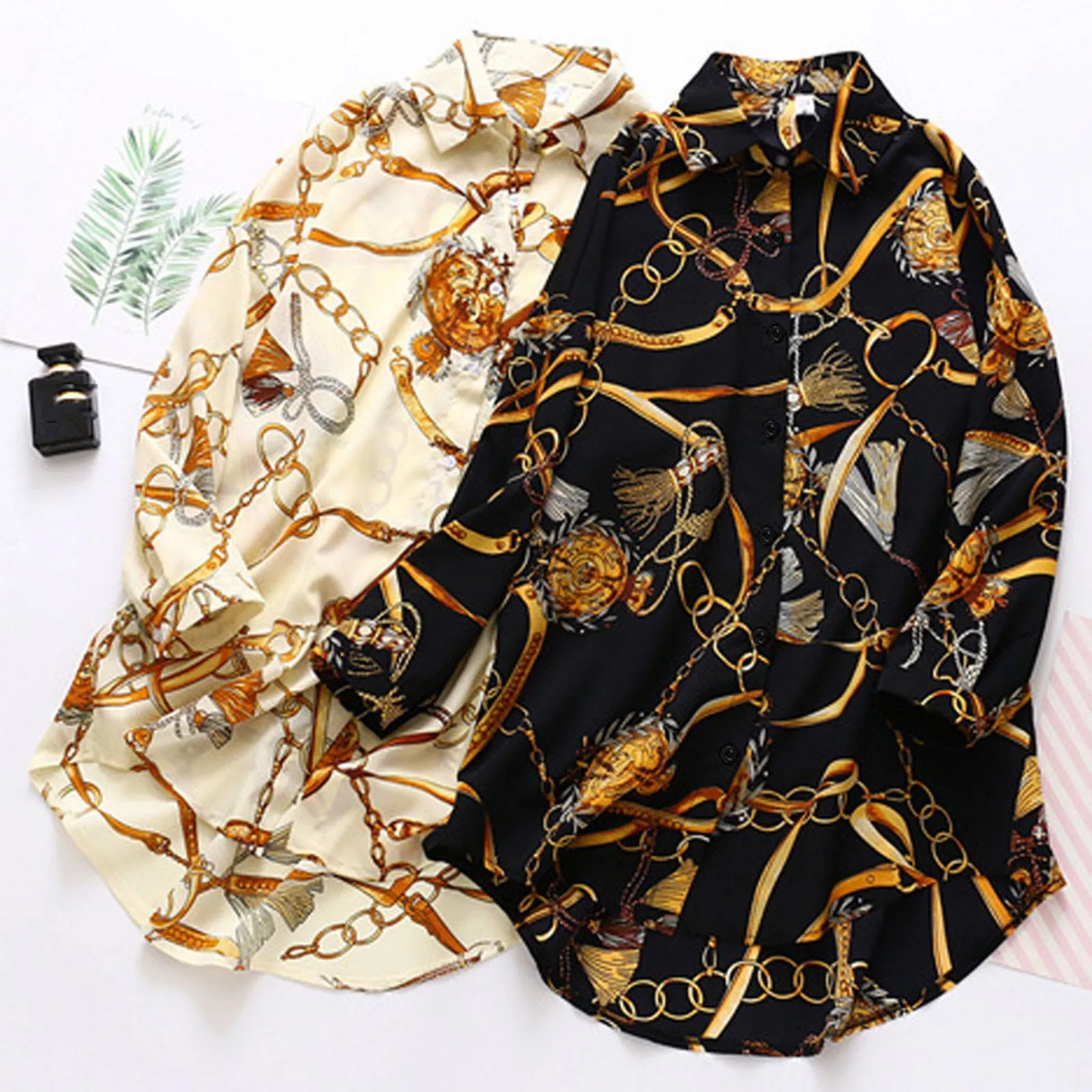 2022 New Autumn Fashion Casual Print Shirt Women Turn Down Collar Long Sleeve Coconut Tree Loose T-shirt Blusas De Mujer
2022 New Autumn Fashion Casual Print Shirt Women Turn Down Collar Long Sleeve Coconut Tree Loose T-shirt Blusas De Mujer