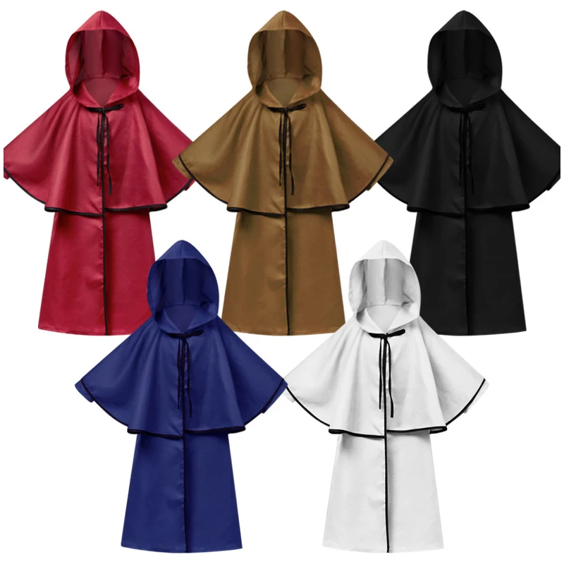 Halloween Medieval Multicolor Hooded Children's Cloak Retro Wizard Robe Wizard Reaper Cloak Cosplay Costume
Halloween Medieval Multicolor Hooded Children's Cloak Retro Wizard Robe Wizard Reaper Cloak Cosplay Costume