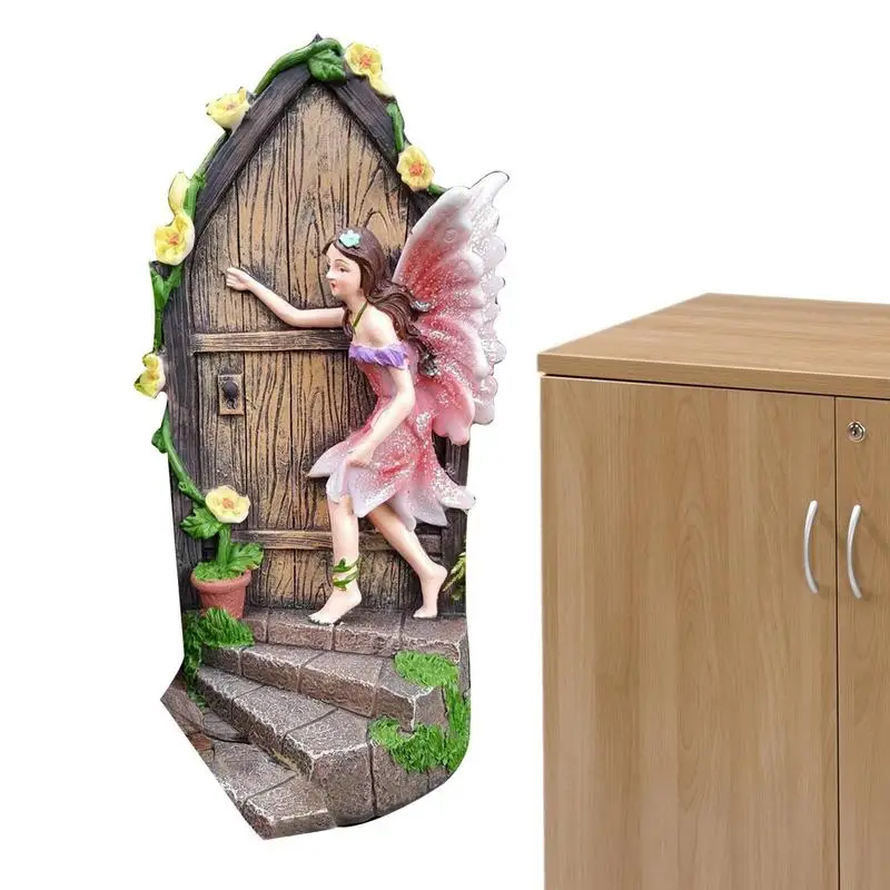 Миниатюрная статуя двери, декоративная сказочная дверь из смолы, подвесное украшение для дерева, сада, Сказочная уличная скульптура
Миниатюрная статуя двери, декоративная сказочная дверь из смолы, подвесное украшение для дерева, сада, Сказочная уличная скульптура