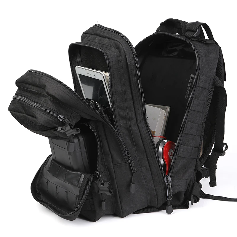

Дорожный рюкзак для мужчин и женщин, маленький тактический для ноутбука 14 дюймов, с системой «Молле», походный ранец для пешего туризма, для велоспорта, 30 л