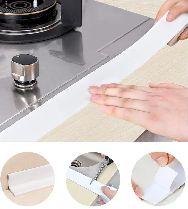 Self Adhesive Kitchen Ceramic Sticker Waterproof Anti-moisture PVC Sticker Bathroom Wall Corner Line Sink Stickers Room Decor
Self Adhesive Kitchen Ceramic Sticker Waterproof Anti-moisture PVC Sticker Bathroom Wall Corner Line Sink Stickers Room Decor