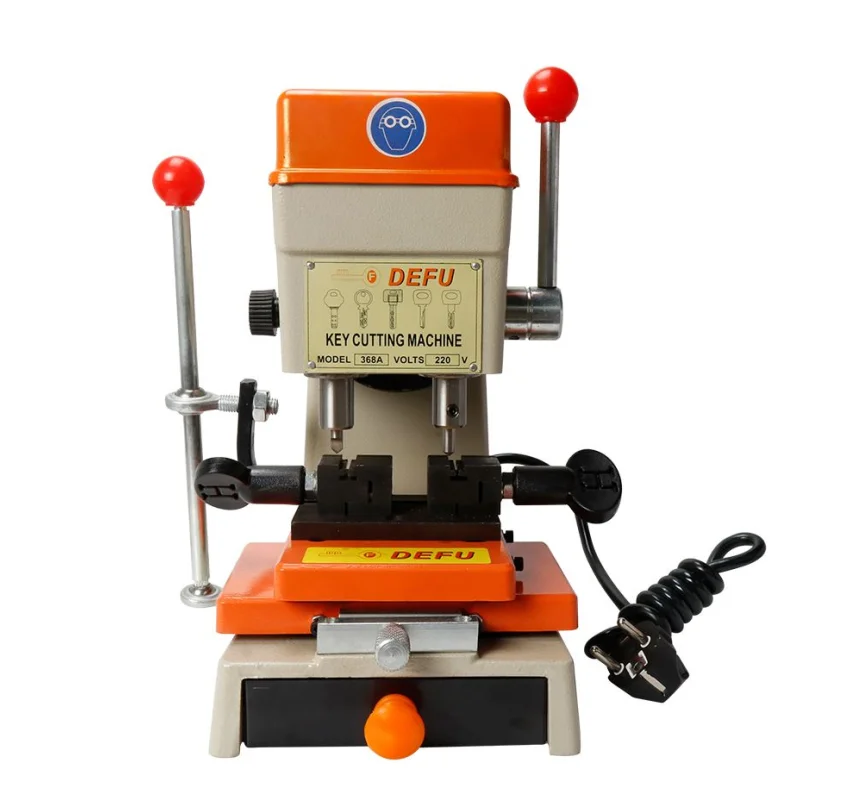 

Defu 368A 180w for 110V and 220V Key Duplicating Cutter Machine locksmith tools Vertical Key Cutting Machine