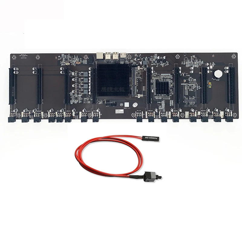 Motherboard HM65 With 847 Integrated CPU BTC Minging Machine 8 Card Slots DDR3 Memory Motherboard For Rx580 1660 GPU 
Motherboard HM65 With 847 Integrated CPU BTC Minging Machine 8 Card Slots DDR3 Memory Motherboard For Rx580 1660 GPU