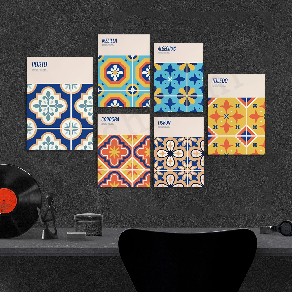 Moorish Wall Decor - Spanish Art Print - Andalucia Tiles Wall Art - Spain Travel Poster - Bohemian Minimalist Art
Moorish Wall Decor - Spanish Art Print - Andalucia Tiles Wall Art - Spain Travel Poster - Bohemian Minimalist Art