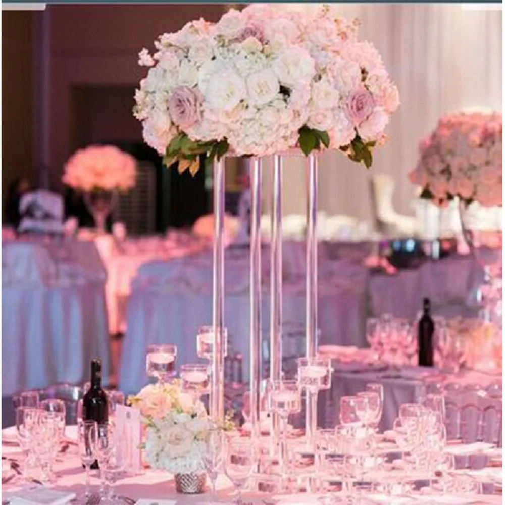 10PCS Clear Acrylic Floor Vase Flower Stand With Mirror Base, Wedding Column Geometric Centerpiece Vases Home Decoration
10PCS Clear Acrylic Floor Vase Flower Stand With Mirror Base, Wedding Column Geometric Centerpiece Vases Home Decoration