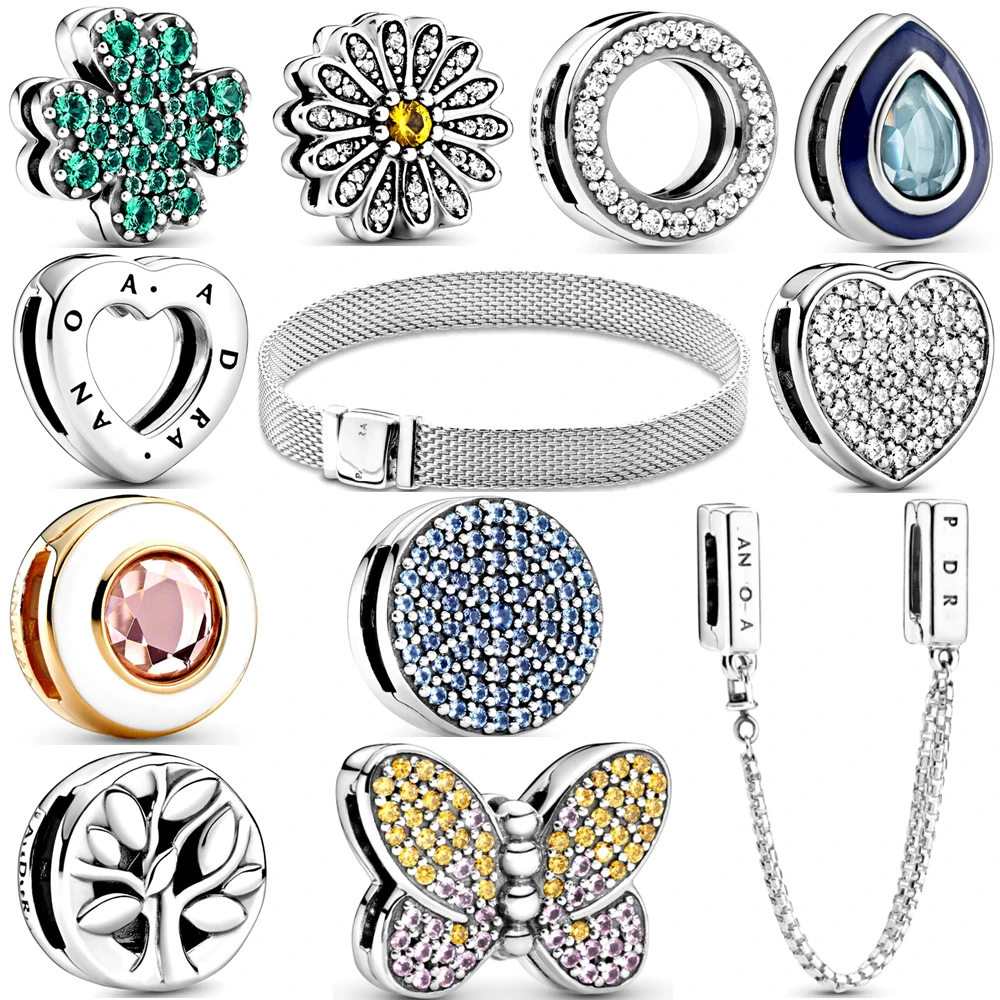 100% sterling silver original timeless shiny clip-on beaded charm original bracelet bead making DIY fashion jewelry
100% sterling silver original timeless shiny clip-on beaded charm original bracelet bead making DIY fashion jewelry
