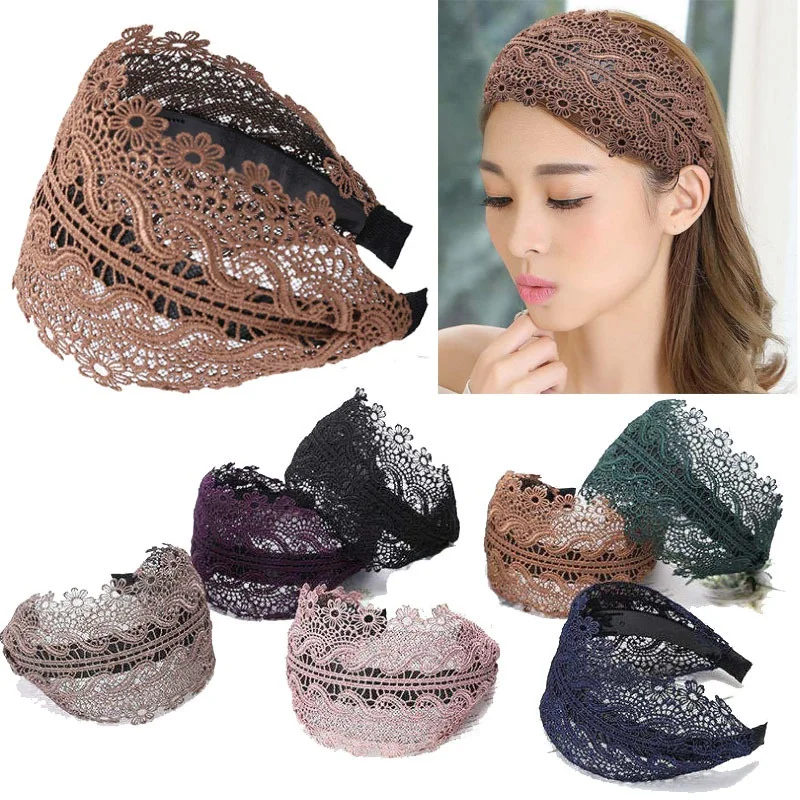 Hair Hoop Women's Headwear Lace Wide-brimmed HairbandFashion Stretch Lace Headband Turban with Teeth Non-slip Adult Hairpin
Hair Hoop Women's Headwear Lace Wide-brimmed HairbandFashion Stretch Lace Headband Turban with Teeth Non-slip Adult Hairpin