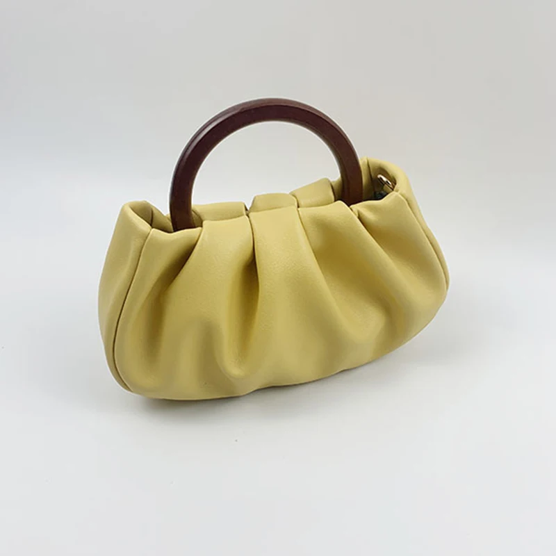 Designer Luxury Handbags For Women 2022 Wooden Handle Pu Leather Pleated Soft Shoulder Bag Fashion Crossbody Bags
Designer Luxury Handbags For Women 2022 Wooden Handle Pu Leather Pleated Soft Shoulder Bag Fashion Crossbody Bags