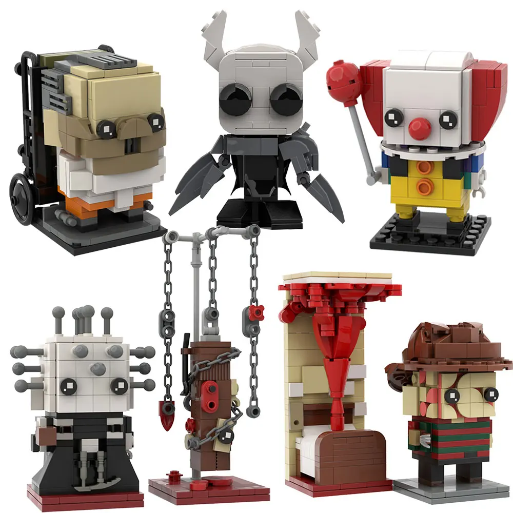MOC Texas Devil Scary Clown Skeleton Character Figures 2022 New Building Blocks Kit Animal Hunter Brickheadz Toys for Boys Gift
MOC Texas Devil Scary Clown Skeleton Character Figures 2022 New Building Blocks Kit Animal Hunter Brickheadz Toys for Boys Gift