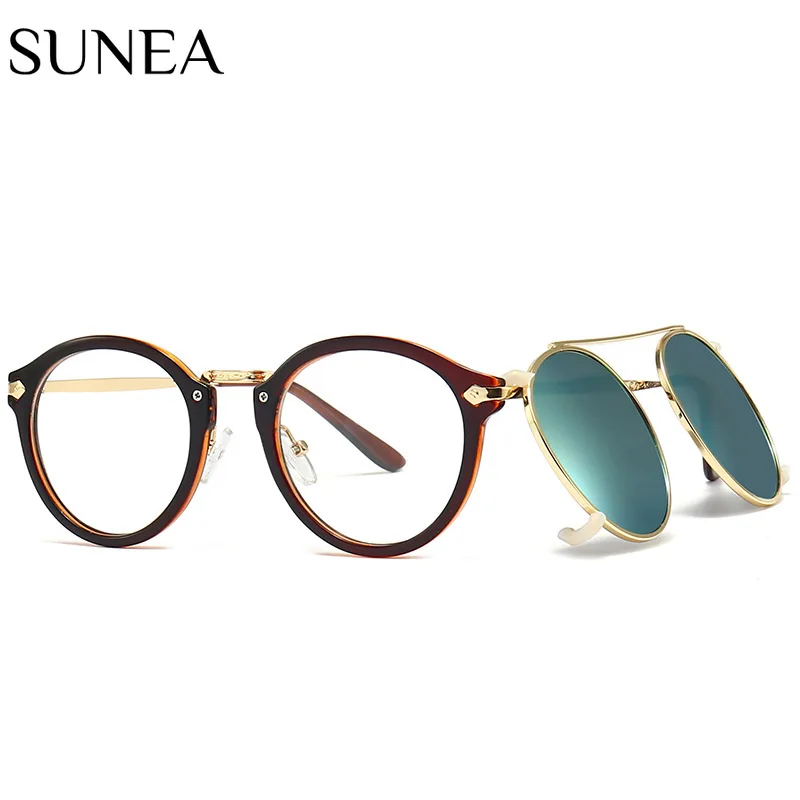 Women Sunglasses Fashion Round Metal Clip on Sunglass Dazzling Sun Glasses Retro Men UV400 Clear Shades Eyewear Myopia Glasses
Women Sunglasses Fashion Round Metal Clip on Sunglass Dazzling Sun Glasses Retro Men UV400 Clear Shades Eyewear Myopia Glasses