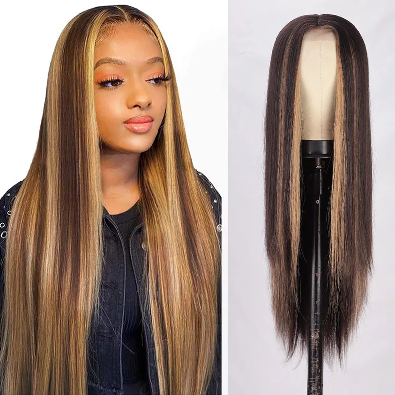 Belle Show Straight Lace Front Synthetic Wigs 28 Inches Long Straight Wigs Natural soft Straight Wigs For Black Women
Belle Show Straight Lace Front Synthetic Wigs 28 Inches Long Straight Wigs Natural soft Straight Wigs For Black Women
