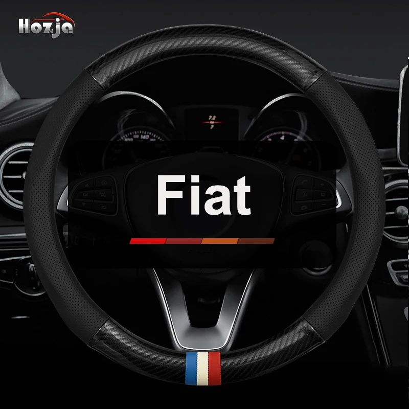 Carbon Fibre +Leather Car Steering Wheel Cover for Fiat Ducato panda 500 500l 2021 2022 2023 Auto Accessories
Carbon Fibre +Leather Car Steering Wheel Cover for Fiat Ducato panda 500 500l 2021 2022 2023 Auto Accessories