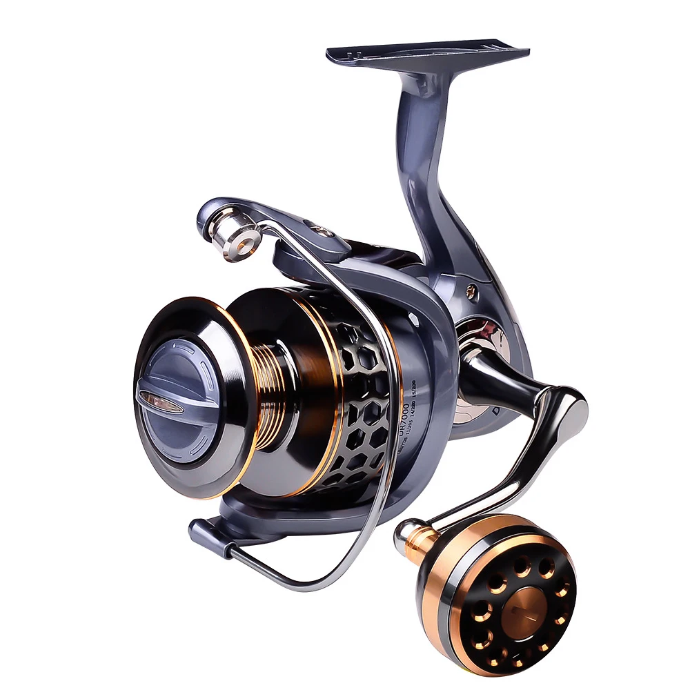 Fish Spinning Reel 2000-7000 Series Metal Spool Spinning Wheel 5.2:1 Ball Bearings Carp Fishing Reel Metal Line Cup Sea Tackle
Fish Spinning Reel 2000-7000 Series Metal Spool Spinning Wheel 5.2:1 Ball Bearings Carp Fishing Reel Metal Line Cup Sea Tackle