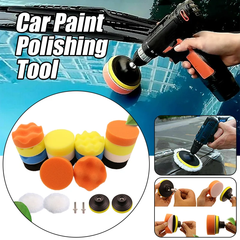 Universal Car Paint Care Accessories 22pcs 3" Buffing Waxing Polishing Sponge Pads Kit Set for Car Polisher Drill
Universal Car Paint Care Accessories 22pcs 3" Buffing Waxing Polishing Sponge Pads Kit Set for Car Polisher Drill