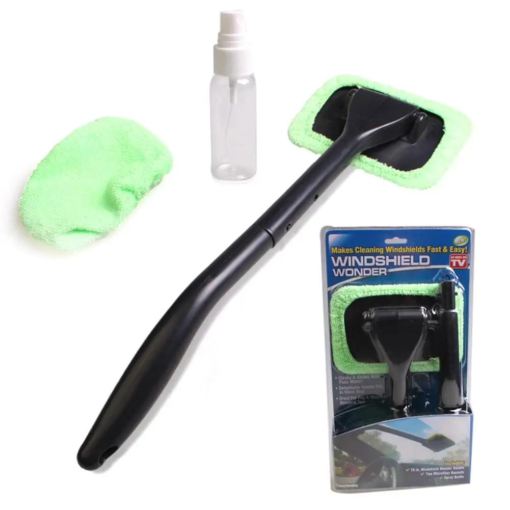 Windshield Clean Wiper Car Glass Cleaner Detachable Handle Brush Home Cleaning Tool With 2 Pads Washer Towel And Spray Bottle
Windshield Clean Wiper Car Glass Cleaner Detachable Handle Brush Home Cleaning Tool With 2 Pads Washer Towel And Spray Bottle