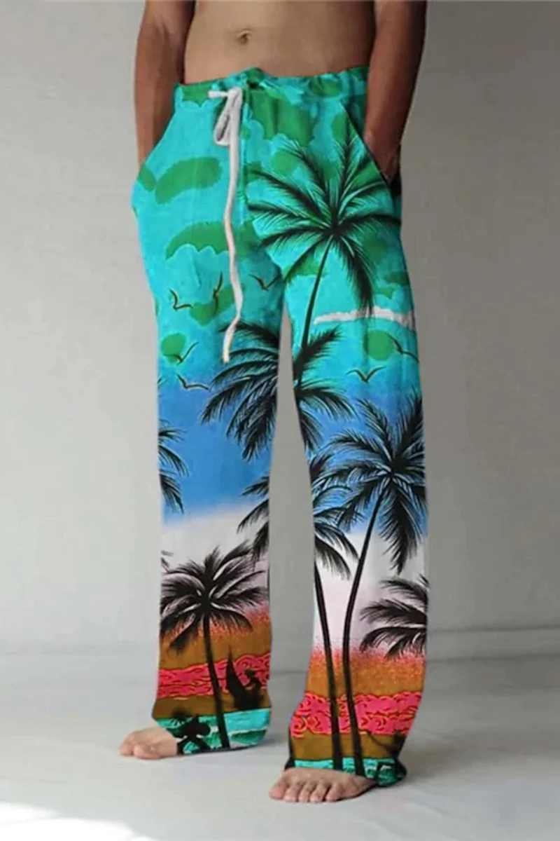 Hawaiian Print Tropical Pattern Men Straight Slacks Outside Ride Daily Casual Street Style XS-8XL
Hawaiian Print Tropical Pattern Men Straight Slacks Outside Ride Daily Casual Street Style XS-8XL