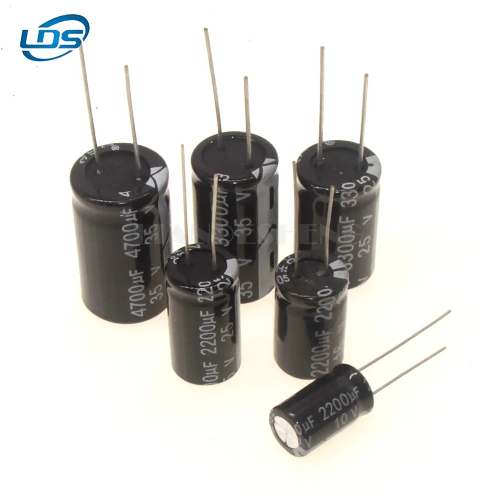 10PCS 35V Aluminum Electrolytic Capacitor 22UF 47UF 100UF 220UF 330UF 470UF 680UF 1000UF 1500UF 2200UF 3300UF 4700UF 6800UF
10PCS 35V Aluminum Electrolytic Capacitor 22UF 47UF 100UF 220UF 330UF 470UF 680UF 1000UF 1500UF 2200UF 3300UF 4700UF 6800UF