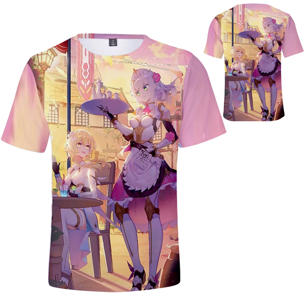2022 Spring and Summer New Clothes Lianshuo Short -sleeved Fashion Home Dressing Shirt Casual Sports T -shirt 3D Anime Print
2022 Spring and Summer New Clothes Lianshuo Short -sleeved Fashion Home Dressing Shirt Casual Sports T -shirt 3D Anime Print