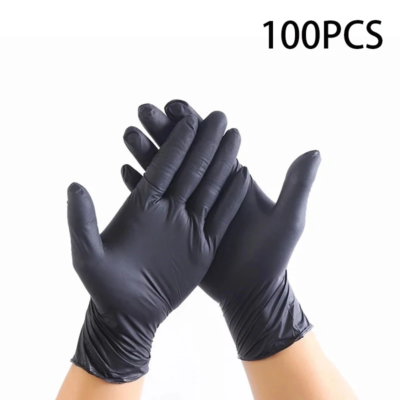 100 Pack Long Household Black Disposable Nitrile Gloves Latex Free Tattoo Cooking Butcher Safety Work Gloves For Kitchen Use
100 Pack Long Household Black Disposable Nitrile Gloves Latex Free Tattoo Cooking Butcher Safety Work Gloves For Kitchen Use