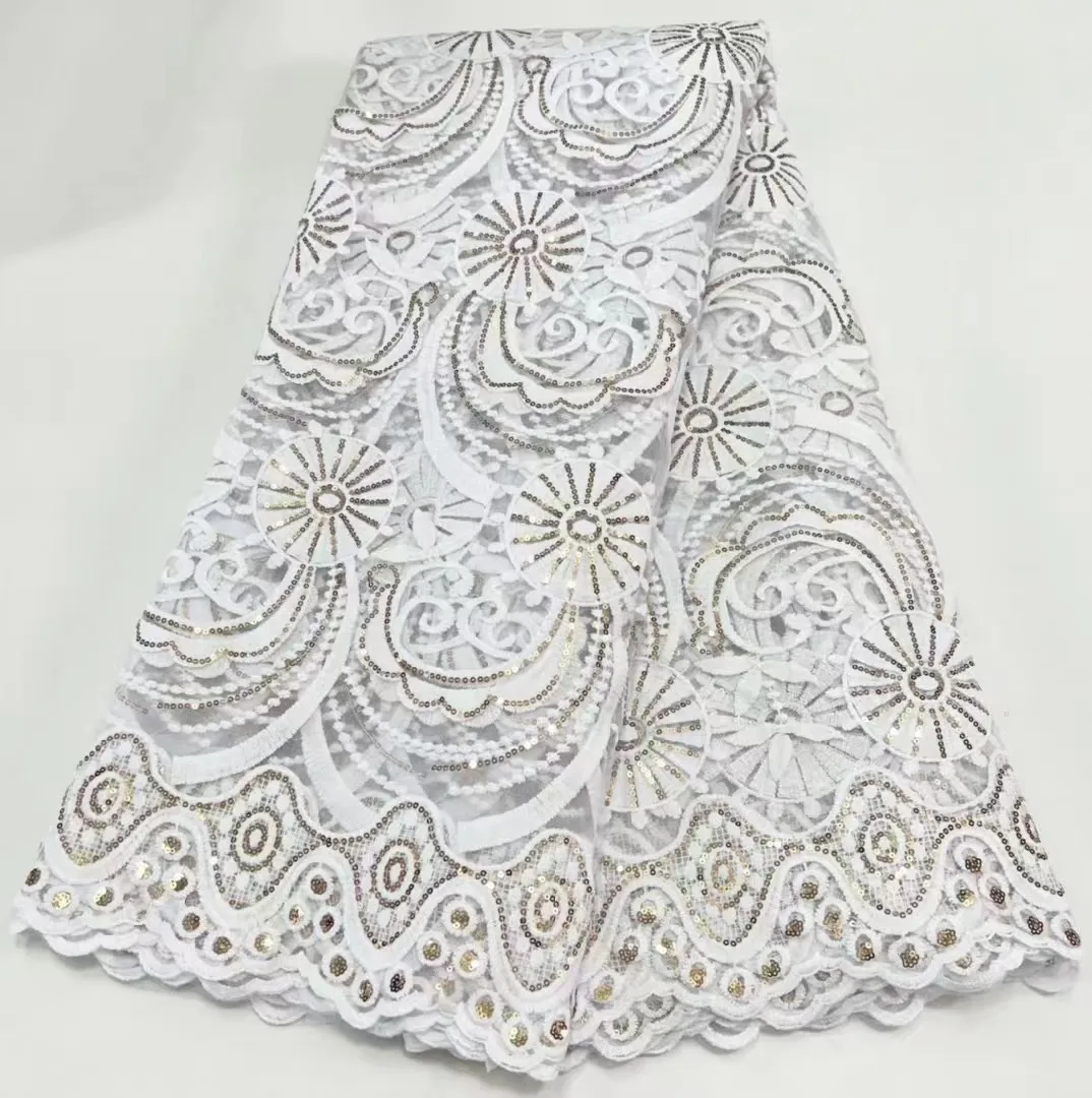 African Tulle sequins Lace Fabric Embroidered High Quality Nigerian French Lace Fabric 2022 For Sew Cloth Party Wedding
African Tulle sequins Lace Fabric Embroidered High Quality Nigerian French Lace Fabric 2022 For Sew Cloth Party Wedding
