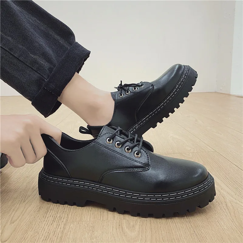 Fashion All Black Men Dress Shoes Zapatos Hombre Men Casual Flats Shoes Lace Up Office Work Shoes Round Toe Leather Wedding Shoe
Fashion All Black Men Dress Shoes Zapatos Hombre Men Casual Flats Shoes Lace Up Office Work Shoes Round Toe Leather Wedding Shoe