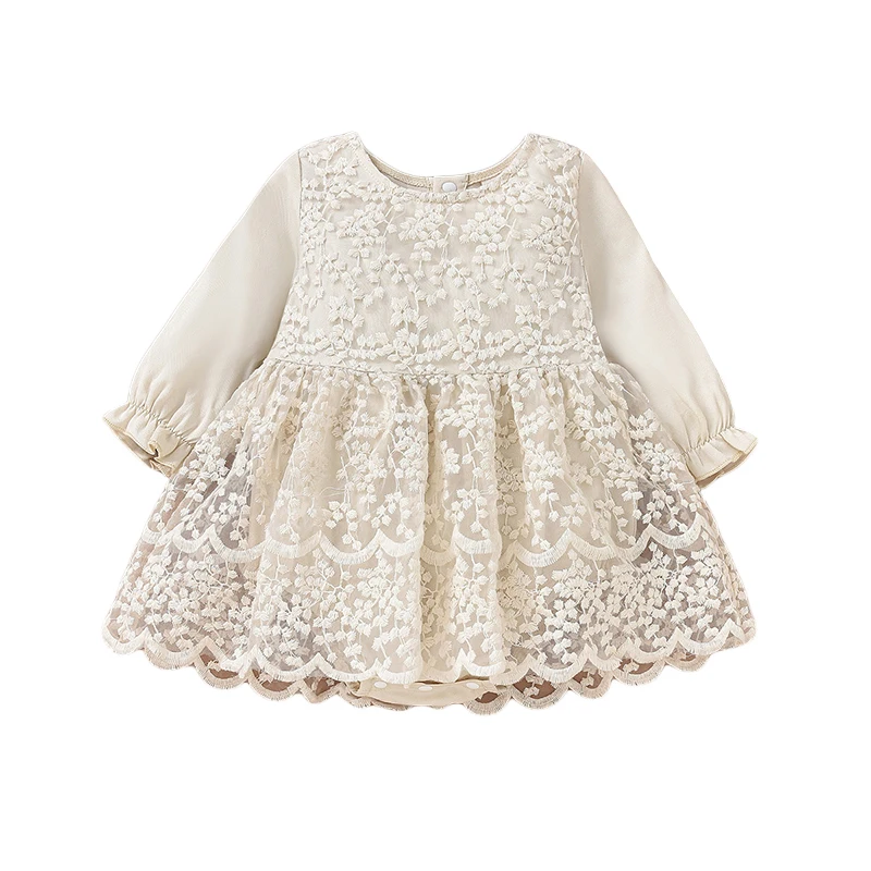 Infant Baby Girls Lace Dress Princess 0-18M Ruffle Long Sleeve Dress A Line Pleated Cutout Round Neck Party Outfits
Infant Baby Girls Lace Dress Princess 0-18M Ruffle Long Sleeve Dress A Line Pleated Cutout Round Neck Party Outfits