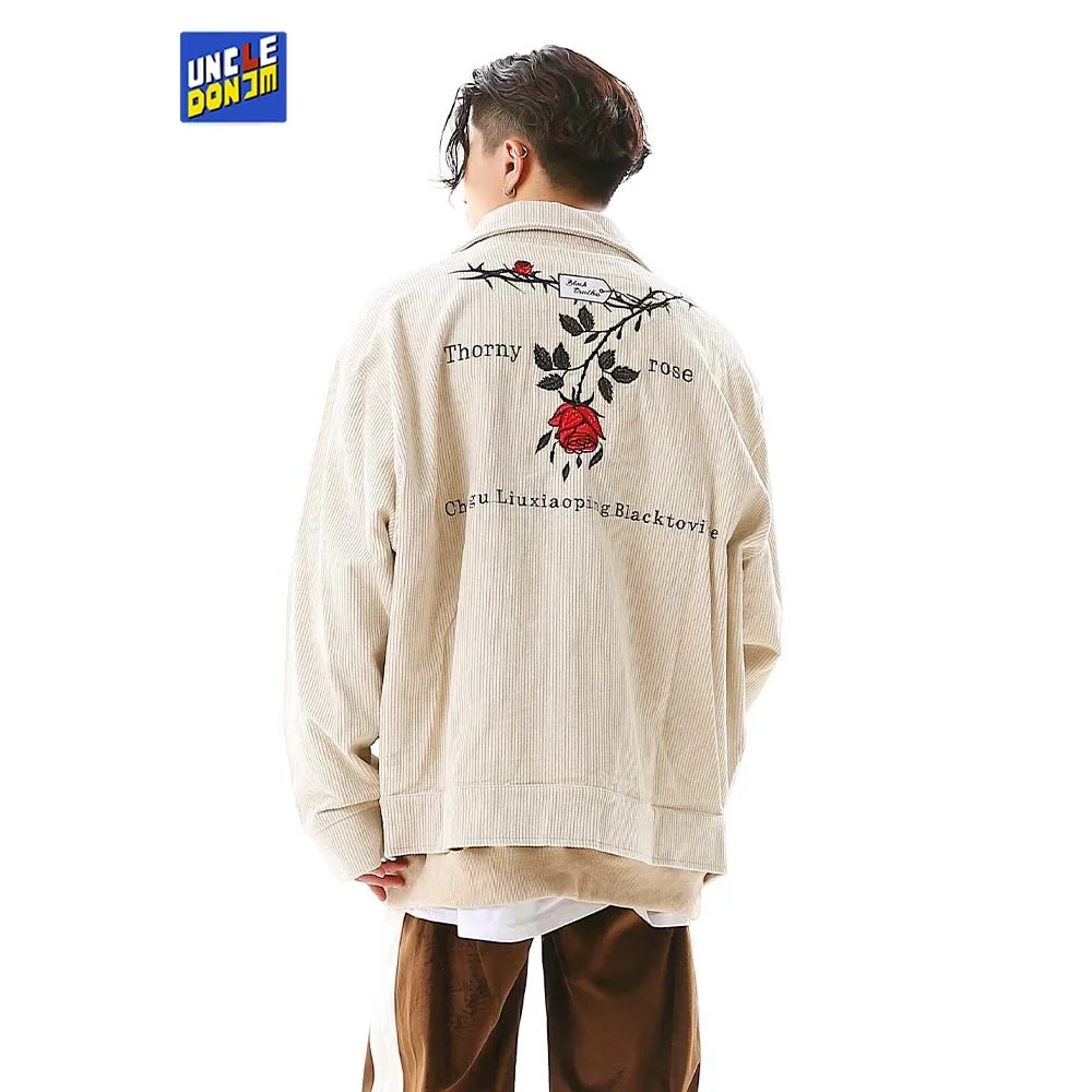 Floral Embroidery Corduroy Jackets For Men Streetwear Men Clothing Winter Jacket Men Vintage Motorcycle Jacket
Floral Embroidery Corduroy Jackets For Men Streetwear Men Clothing Winter Jacket Men Vintage Motorcycle Jacket