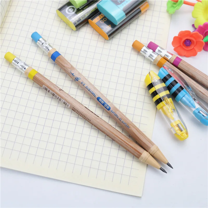 Bee Eraser Refill Of The End On Writing Stationery Students Thick Painting Little Cute Mechanical The Pencil Pencil 2.0
Bee Eraser Refill Of The End On Writing Stationery Students Thick Painting Little Cute Mechanical The Pencil Pencil 2.0