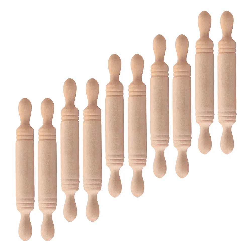 10 Pcs Mini Wood Mini Rolling Pin House DIY Props Decorations Home Stick Small Models Pole Ornament Kitchen Scene Child
10 Pcs Mini Wood Mini Rolling Pin House DIY Props Decorations Home Stick Small Models Pole Ornament Kitchen Scene Child